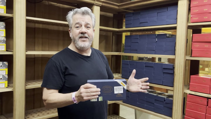 David Savona In The Humidor At Cuba's Habana Libre Hotel