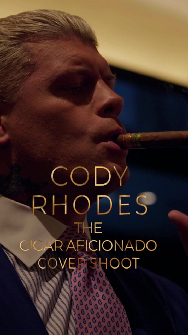 Cody Rhodes On The Latest Cigar Aficionado Cover