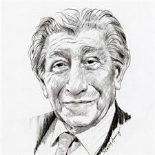 Zino Davidoff drawing portrait