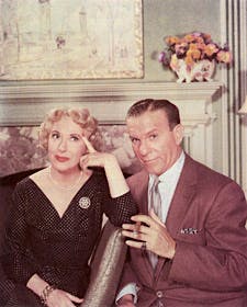 gracie allen and george burns portrait.