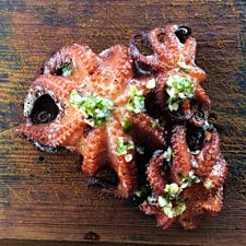 Octopus grilled in Cuba.