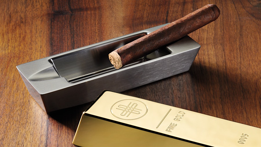 Son & Son Gold Bullion Ashtray