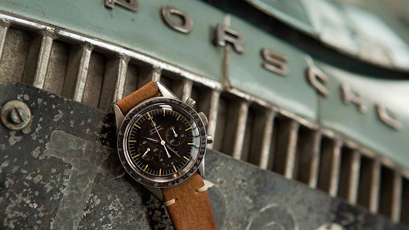 This stainless steel Omega Speedmaster, Ref. 2998-1, with “Tropical” dial, may fall under the hammer for $35,000 to $55,000.