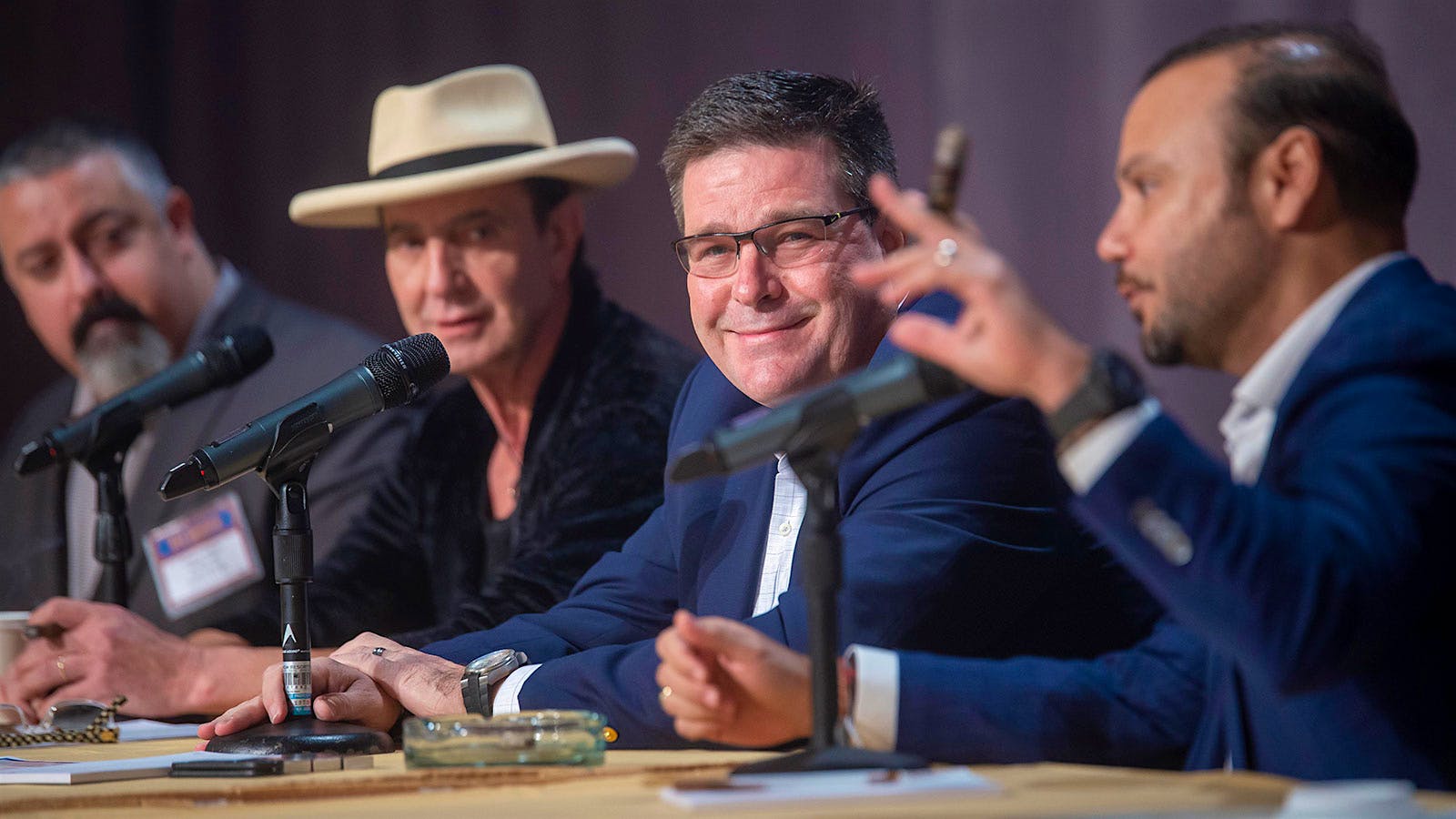 The ligero panel. From left: Greg Mottola, Litto Gomez, David Perez and Nestor Andrés Plasencia.
