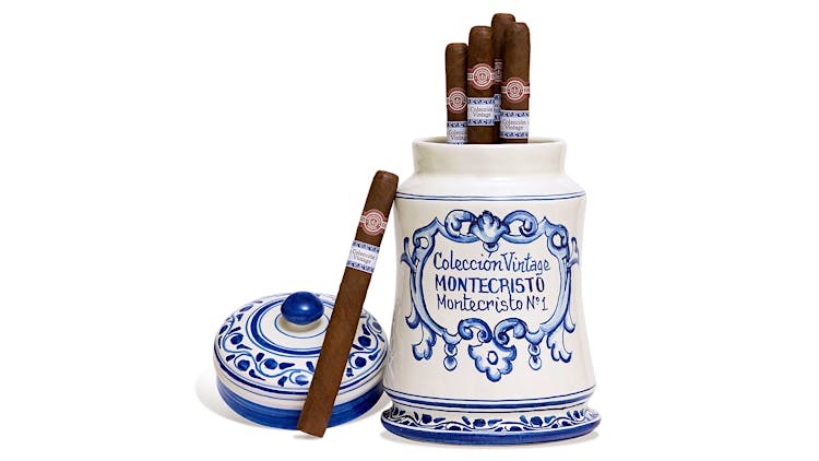 A Jar of Vintage Cuban Montecristos Just For Spain