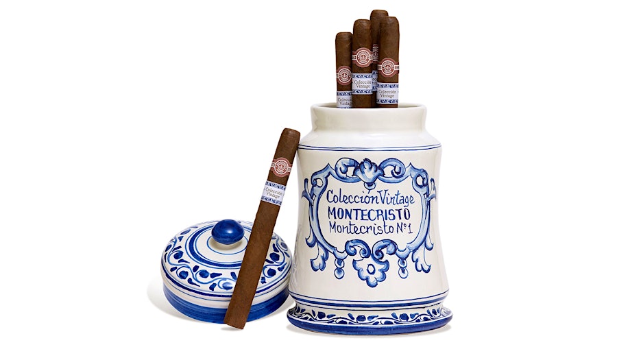 A Jar of Vintage Cuban Montecristos Just For Spain