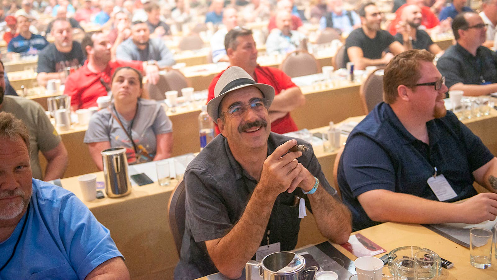 Making cigars with a smile at the Big Smoke.