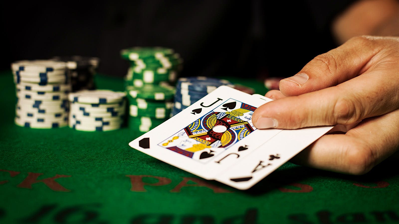 closeup of cards