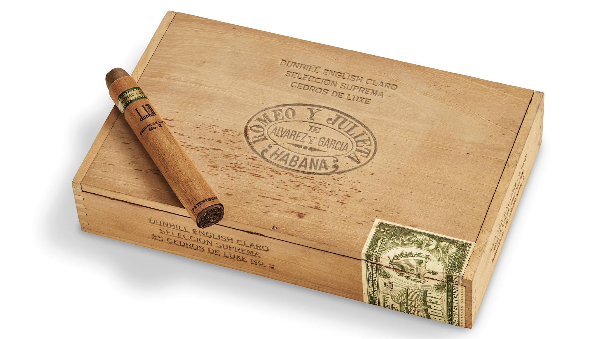 Romeo y Julieta Cedros De Luxe No. 2 Dunhill Seleccion Suprema