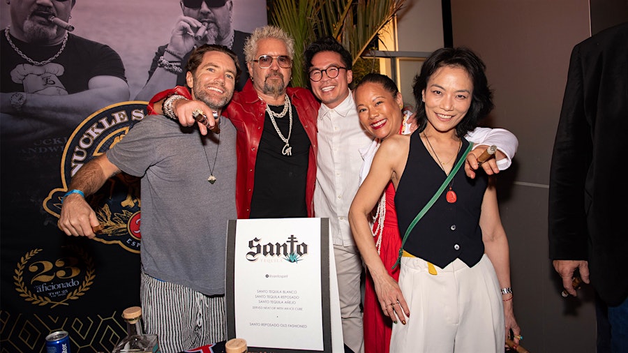 Guy Fieri And Cigar Aficionado Light Up South Beach