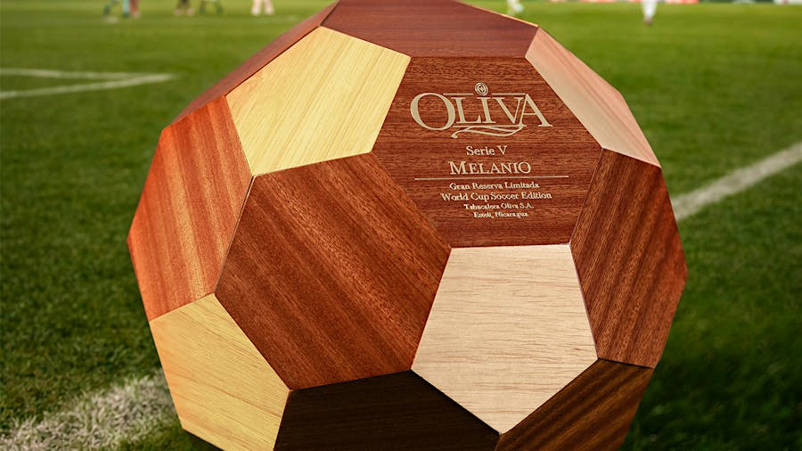 Oliva Cigar’s Soccer Ball Humidor Honors World Cup