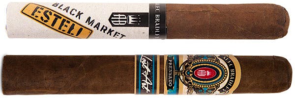 Alec Bradley Black Market Estelí (top) and Alec Bradley Prensado Lost Art (bottom).