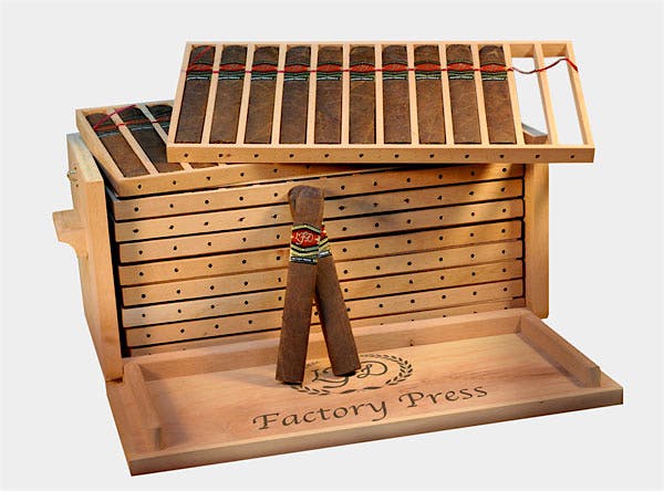 The 2017 version of Factory Press will measure 6 1/2 inches by 58 ring gauge.