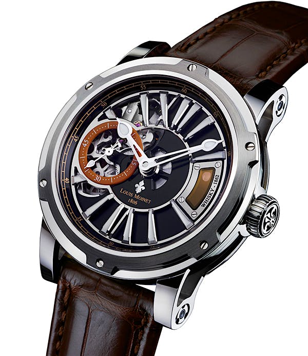 The Whisky Watch in stainless steel ($19,900).